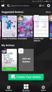 Amino screenshot 1