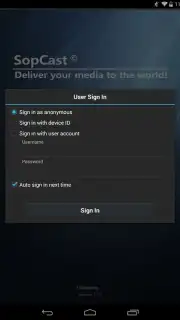 SopCast screenshot 2