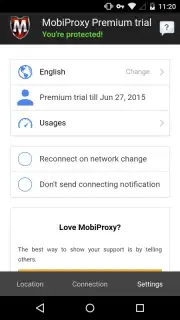Mobiproxy screenshot 2