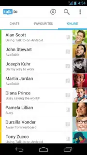Talk.to - Chat for GTalk & FB screenshot 1