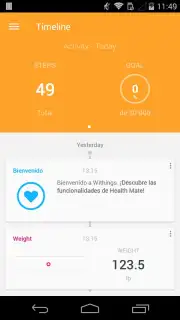 Withings Health Mate screenshot 2