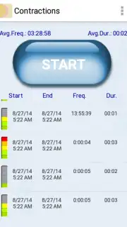 Contracciónes screenshot 6