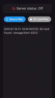 Wifi Server screenshot 1