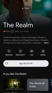 Google TV screenshot 8