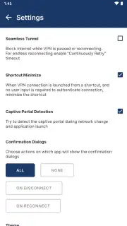 OpenVPN Connect screenshot 13