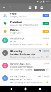 Gmail GO screenshot 2