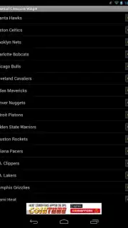 Basketball Livescore Widget screenshot 12