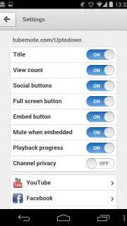 TubeMote screenshot 2
