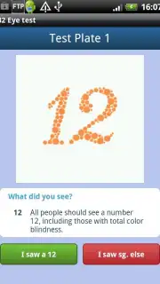 Eye test screenshot 5