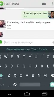 Android L Keyboard screenshot 3