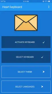 Heart keyboard screenshot 2