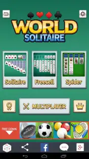 World solitaire screenshot 4