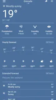 Weather Lite screenshot 1