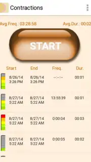 Contracciónes screenshot 5