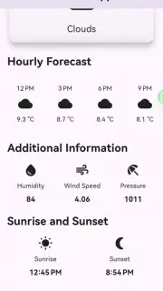 Weather Forecast App screenshot 2