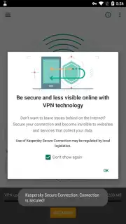 Kaspersky Fast Secure VPN screenshot 2