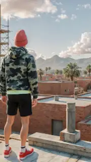 Going Up Jump Parkour Rooftop screenshot 5