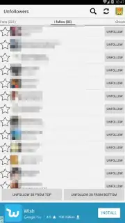 Unfollowers for Instagram screenshot 1