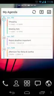 GO Calendar Widget screenshot 8