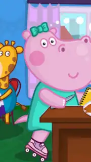 Kids Cafe with Hippo screenshot 4