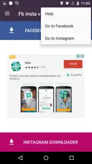 Fb insta video Download screenshot 6