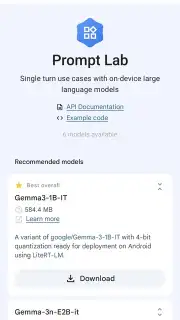 Google AI Edge Gallery screenshot 15