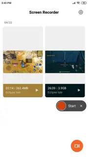 MIUI Screen recorder screenshot 1