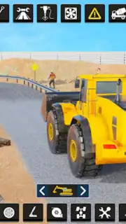 City Road Construction Game 3D screenshot 2