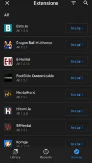 TachiyomiJ2K screenshot 4