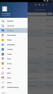 Lite Messenger FB screenshot 1
