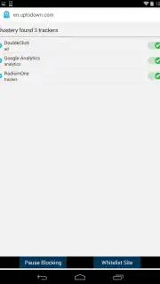 Ghostery Privacy Browser screenshot 1