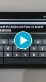 Ice Cream Sandwich Keyboard screenshot 1